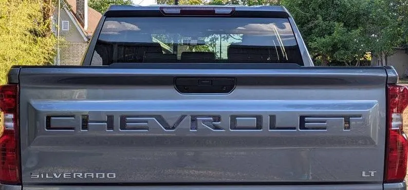 2019-2025 Chevrolet SILVERADO TAILGATE Lettering