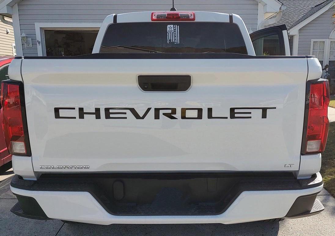 2023-2025 Chevrolet Colorado TAILGATE Lettering