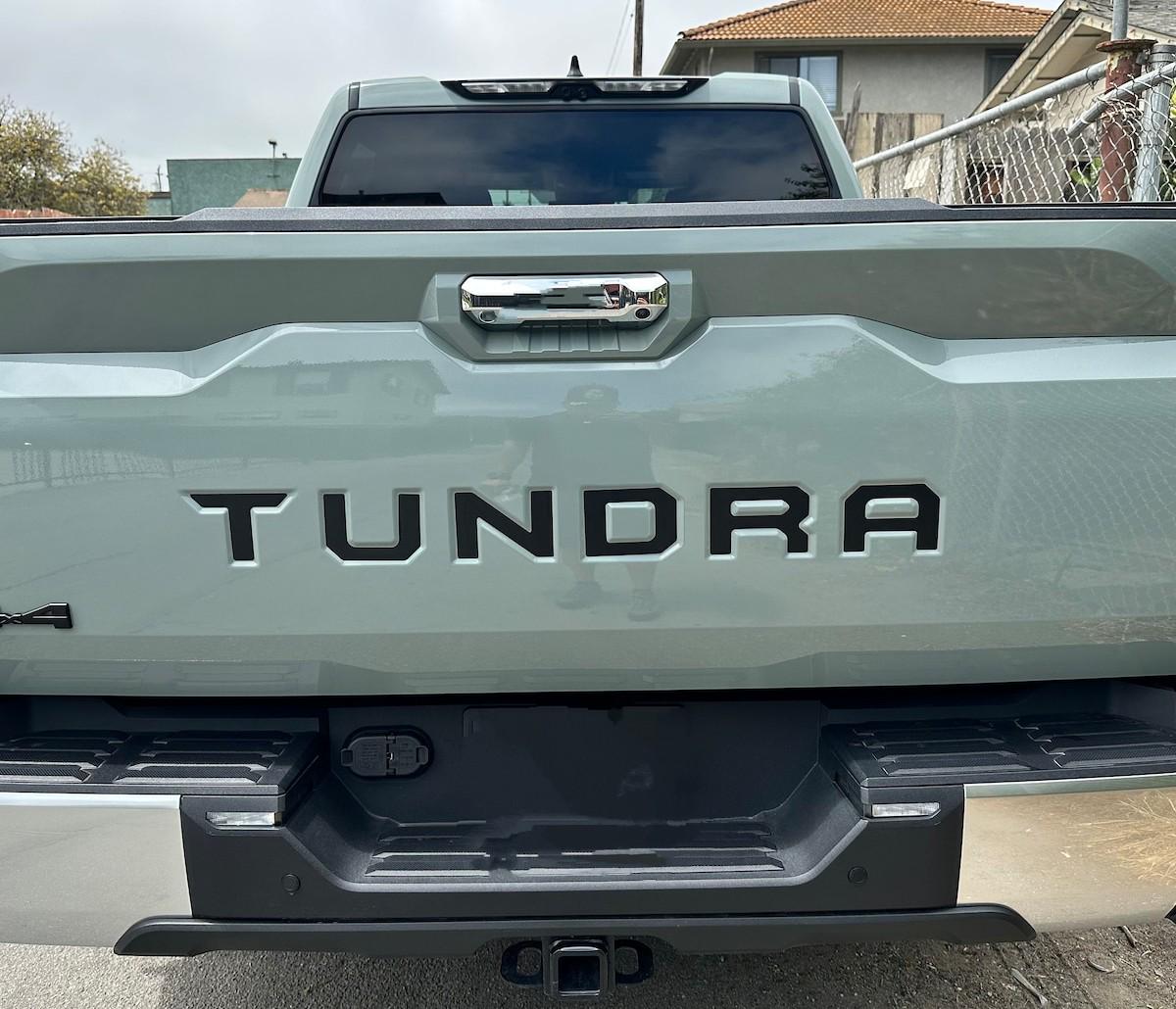 2022-2024 Toyota Tundra TAILGATE Lettering